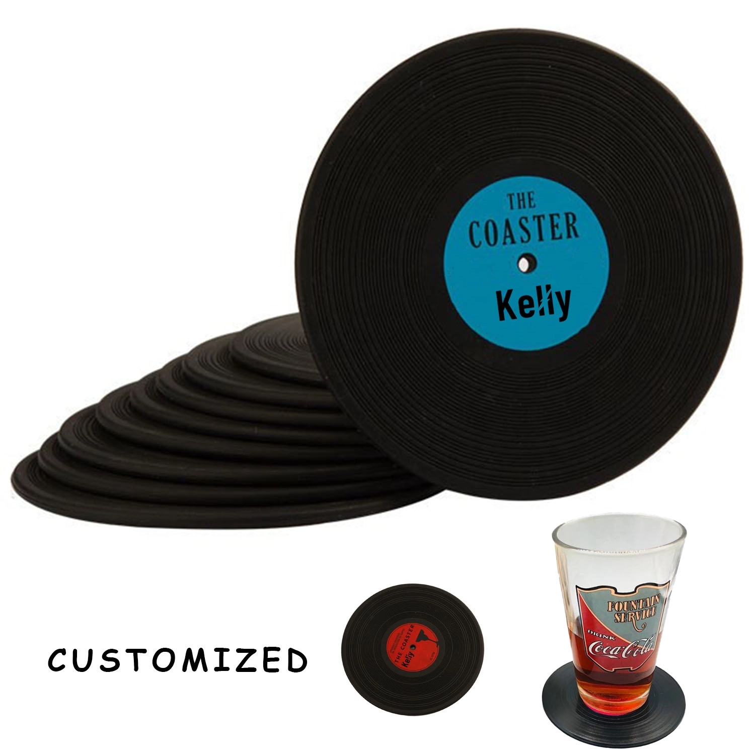 Record Coaster