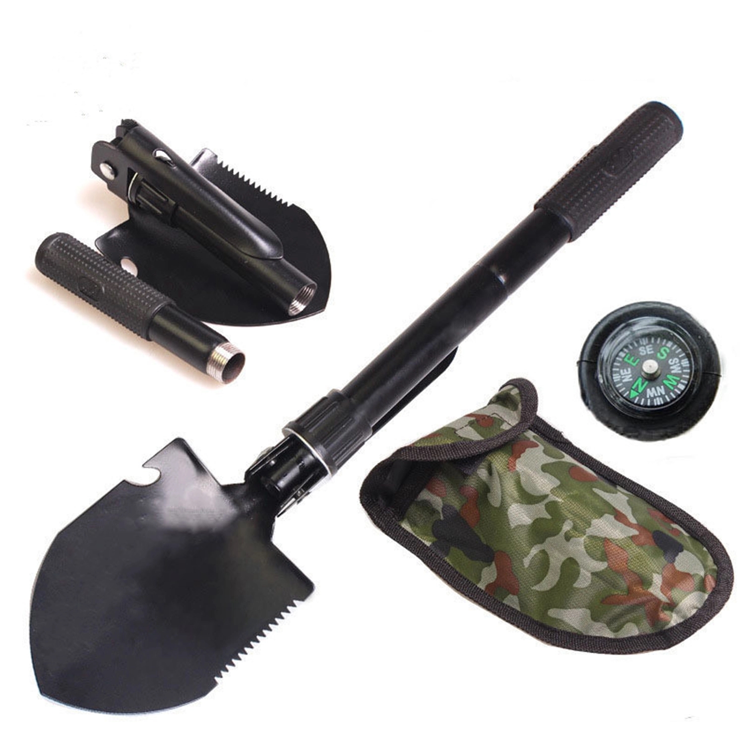 Multi-Functional Folding Stainless Steel Life-Saving Shovel