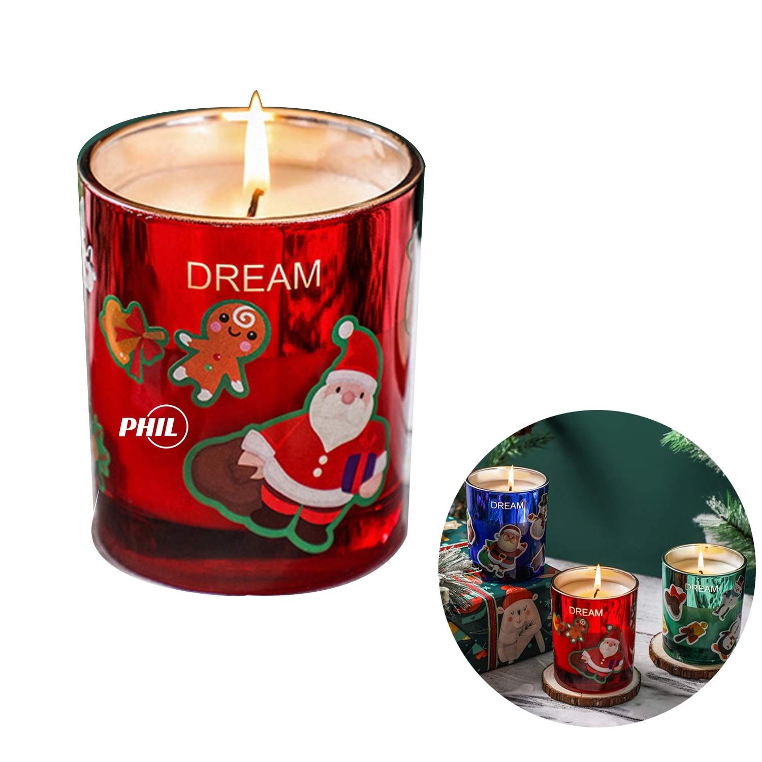 Christmas Fragrance Scented Jar Candles
