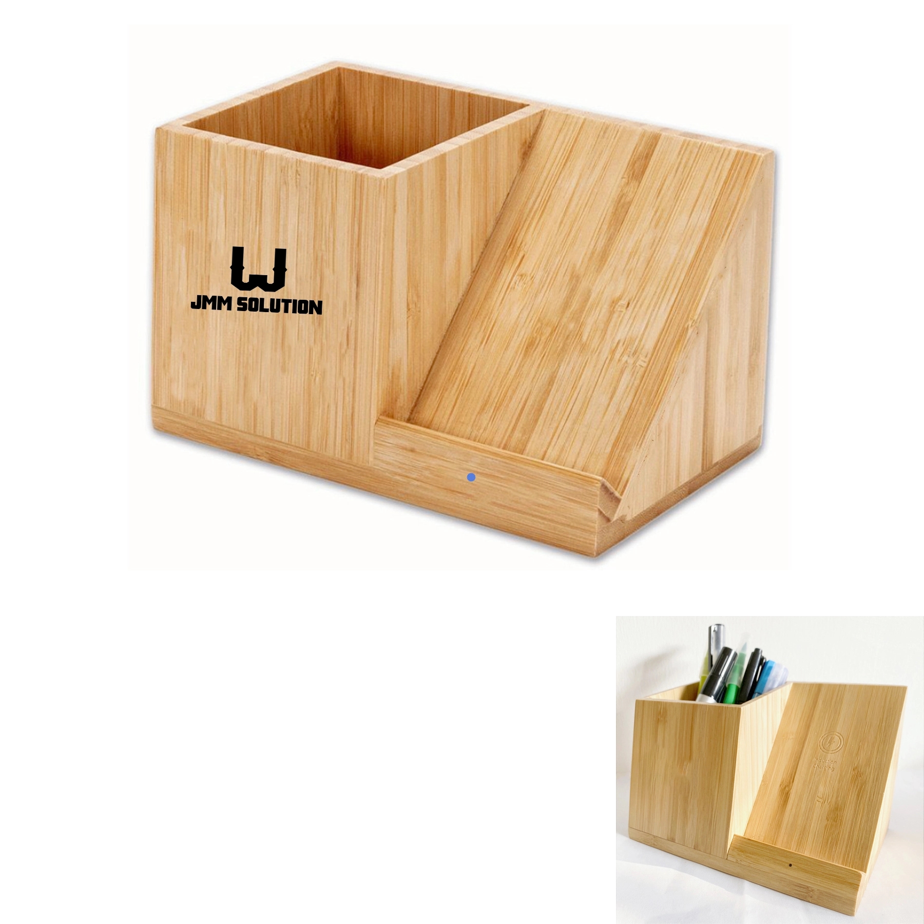 Bamboo Wireless Charging Station