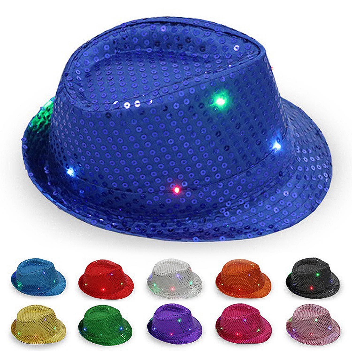 Led Luminous Jazz Hat