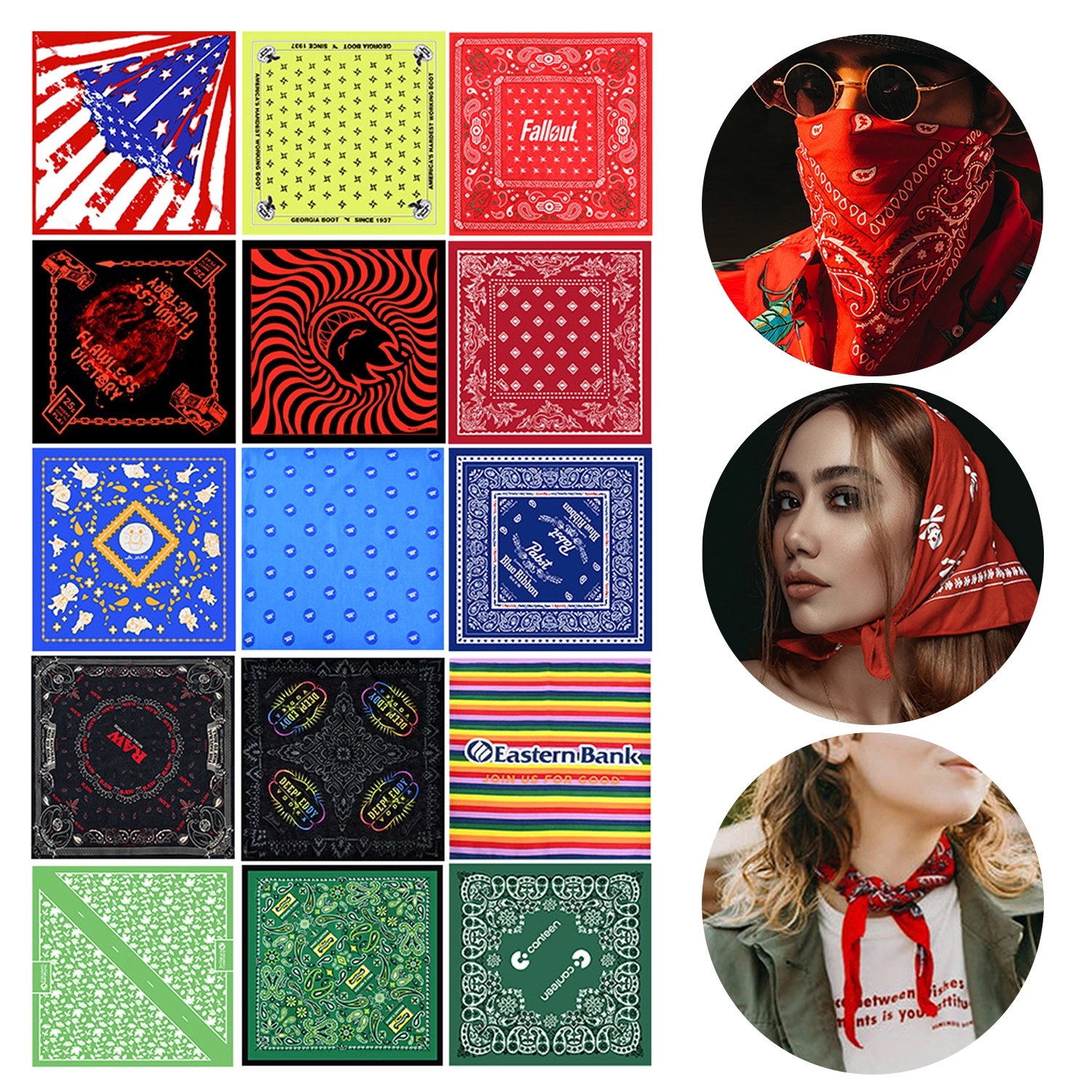 Full Color Square Bandana