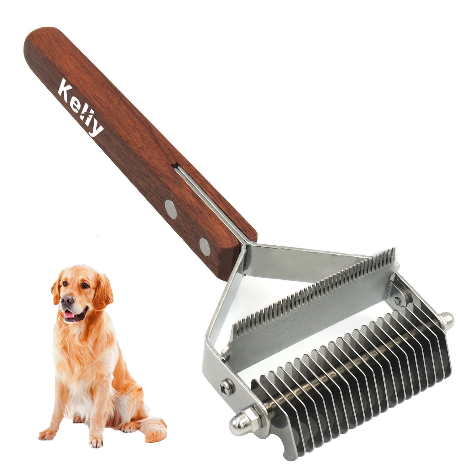 Double-Sided Pet Grooming Brush