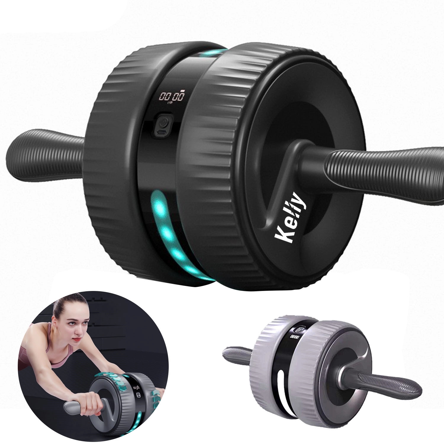 Abdominal Device Abdomen Slimming Motion Fitness Wheel