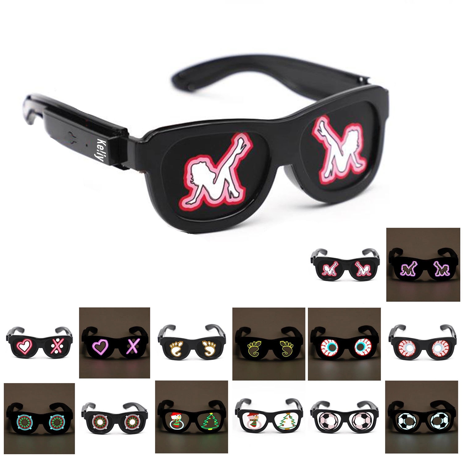 Light Up Flashing Led Sunglasses