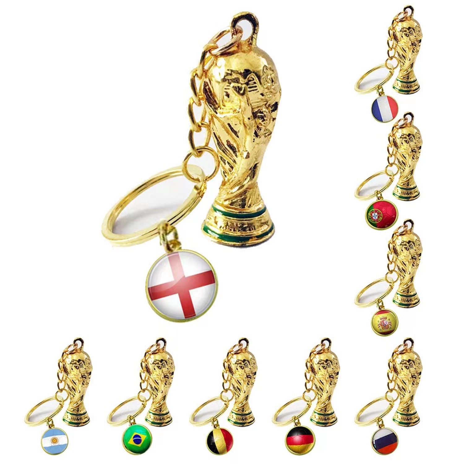 Soccer Trophies Keychain