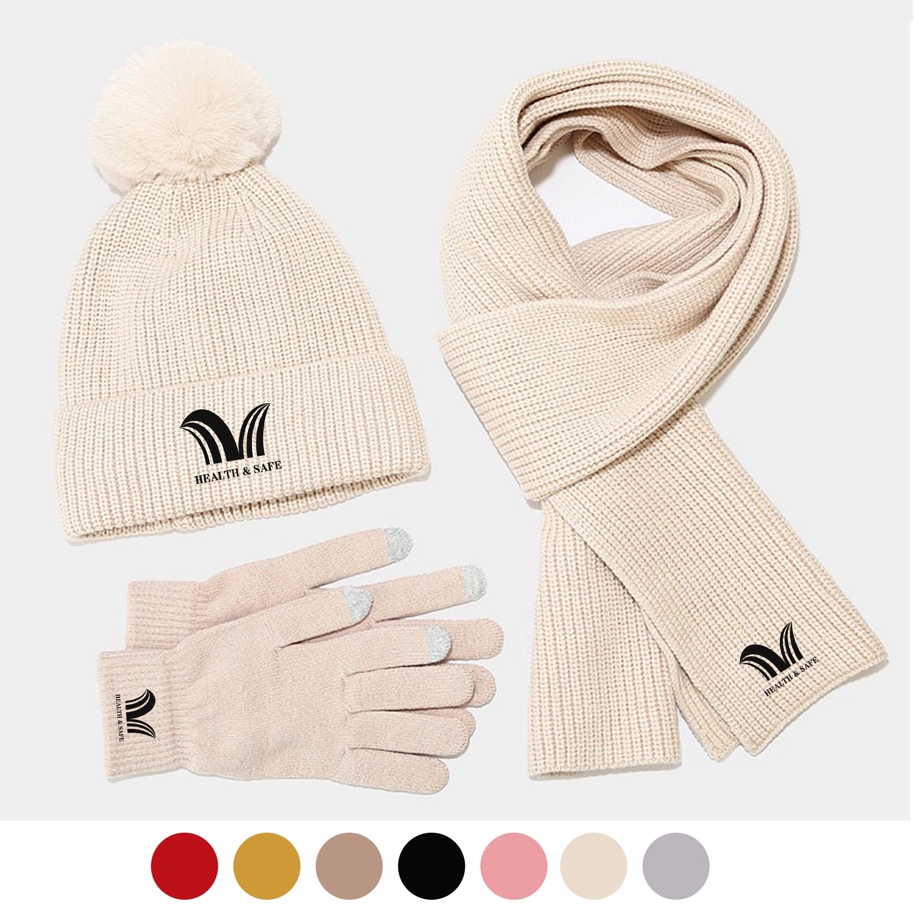 Adult Winter Scarf Set