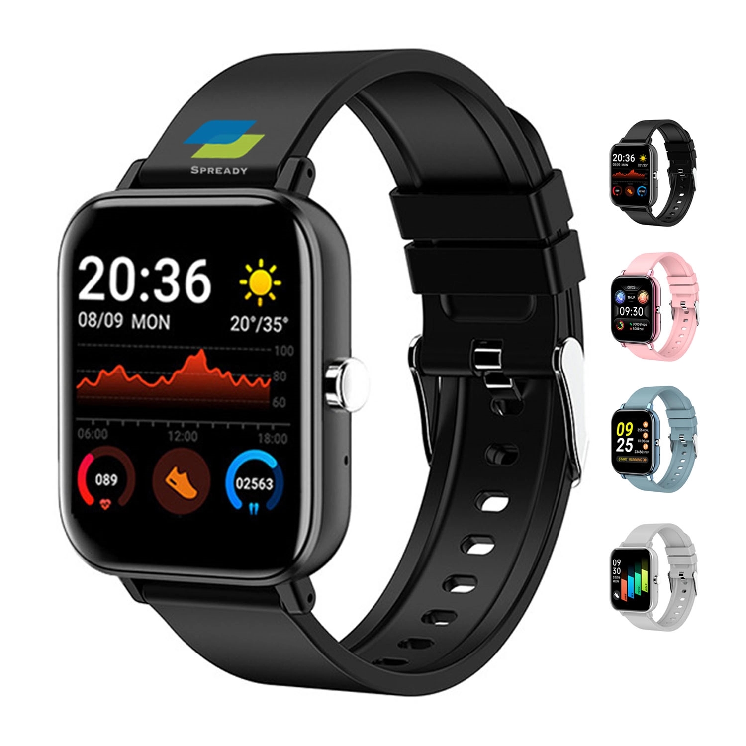 Smart Watch Fitness Tracker With Health Monitor