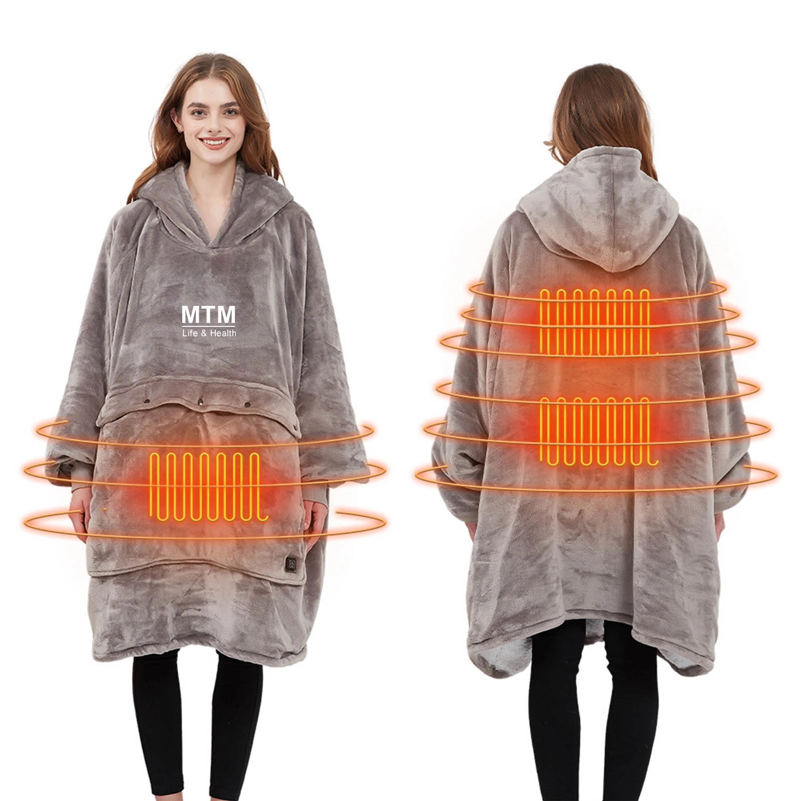 Usb Heated Wearable Blanket