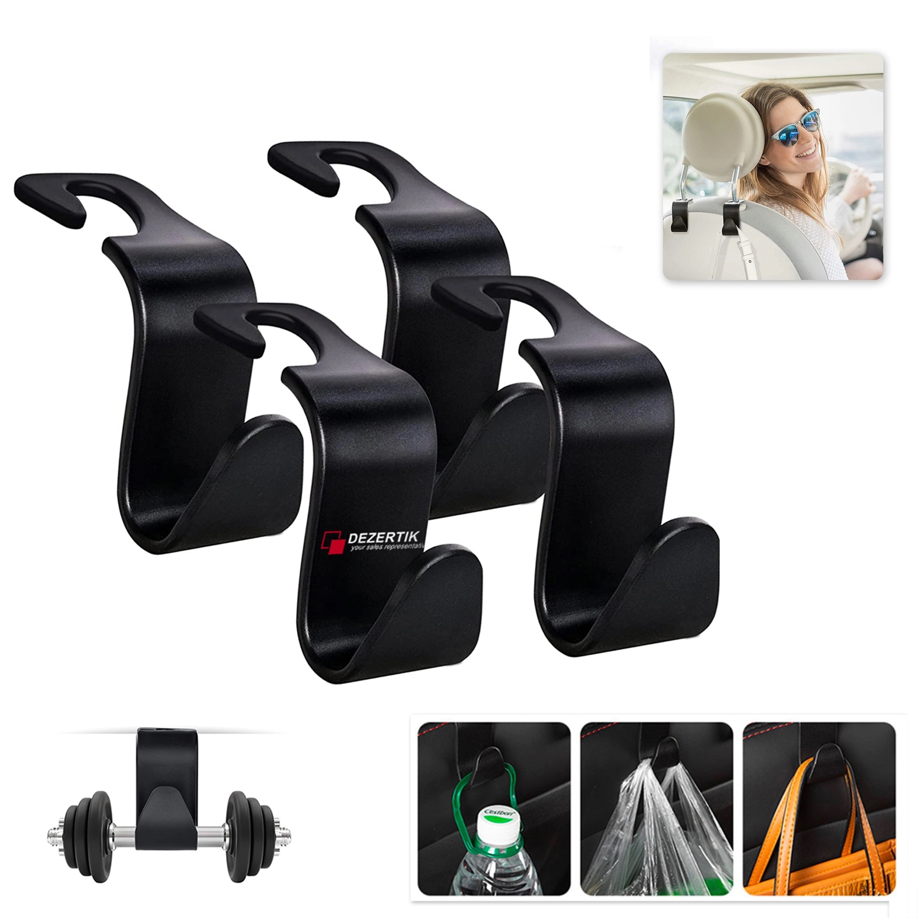 Car Seat Headrest Hook