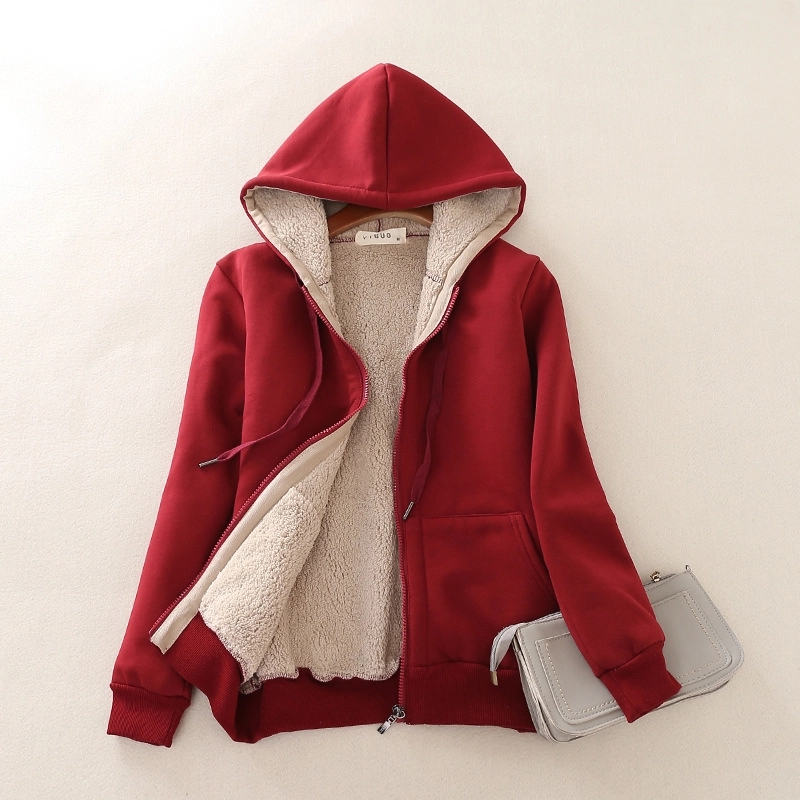 Ladies' Heavyweight Sherpa-Lined Hooded Fleece Jacket - Image 3