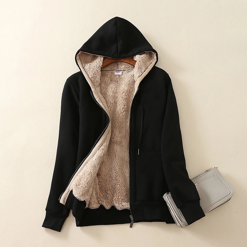 Ladies' Heavyweight Sherpa-Lined Hooded Fleece Jacket - Image 5