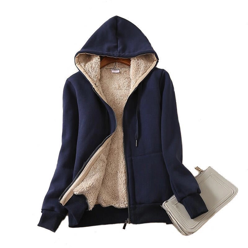 Ladies' Heavyweight Sherpa-Lined Hooded Fleece Jacket - Image 7