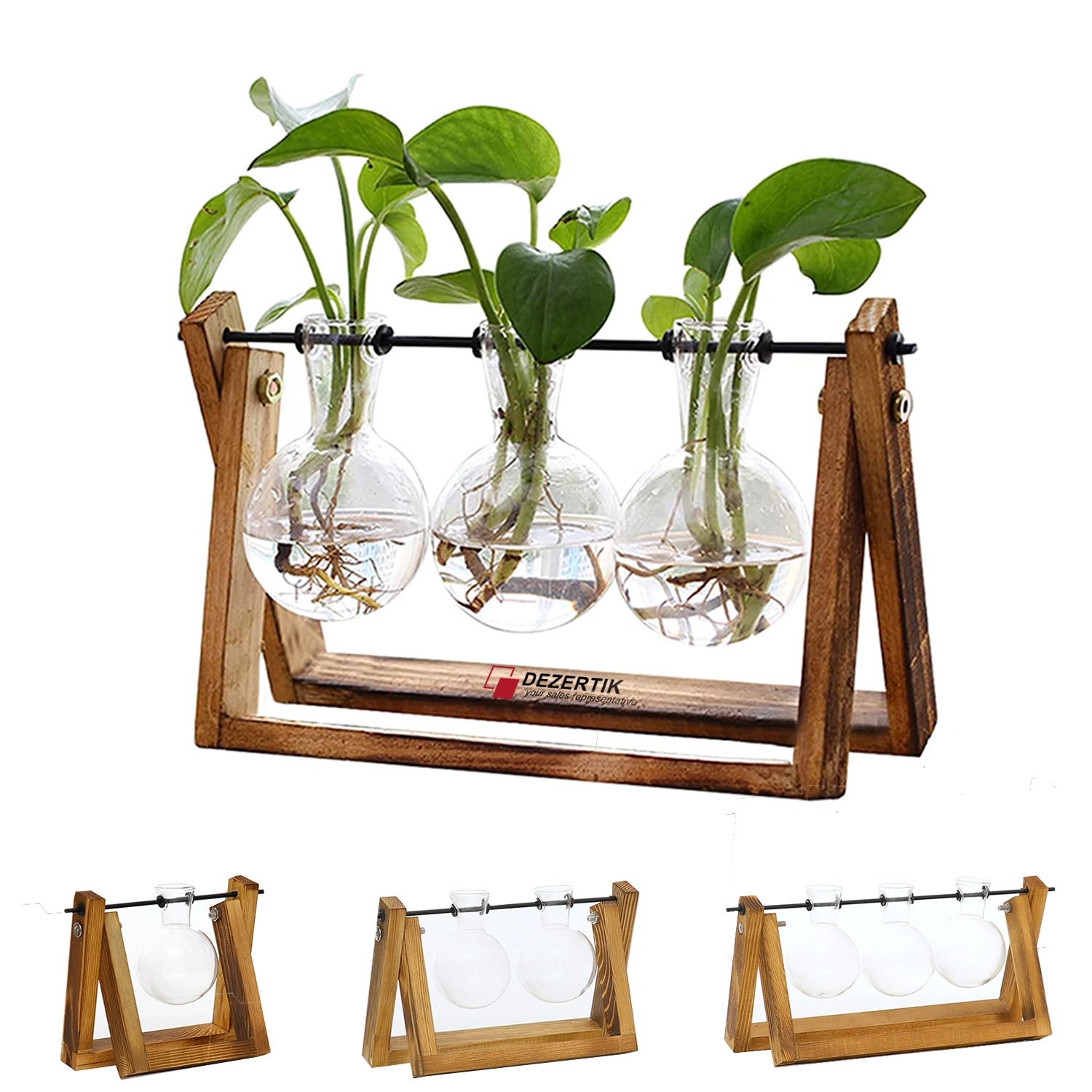 Desktop Glass Flower Pot Bulb Vase