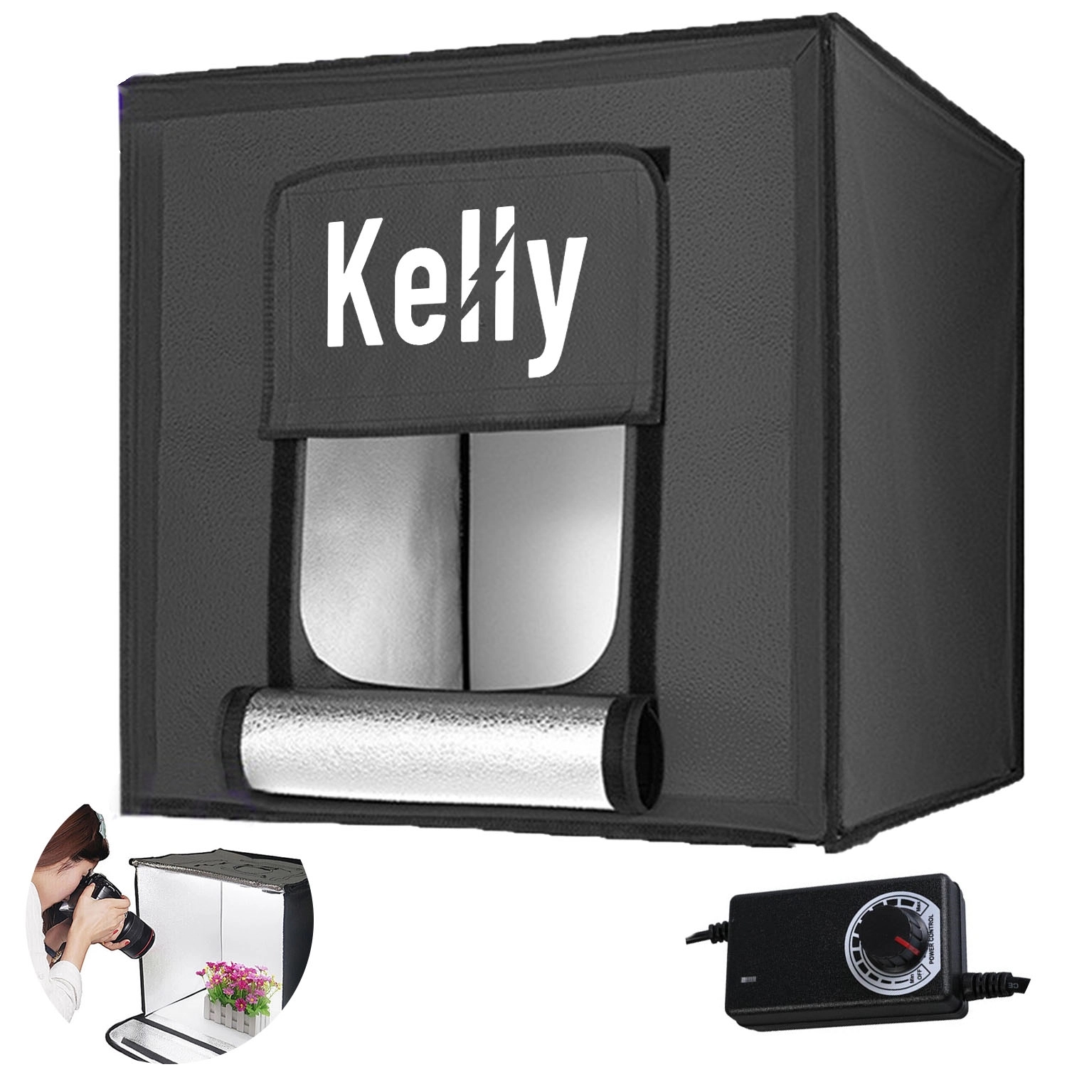 Tabletop Photography Box With Bright Leds