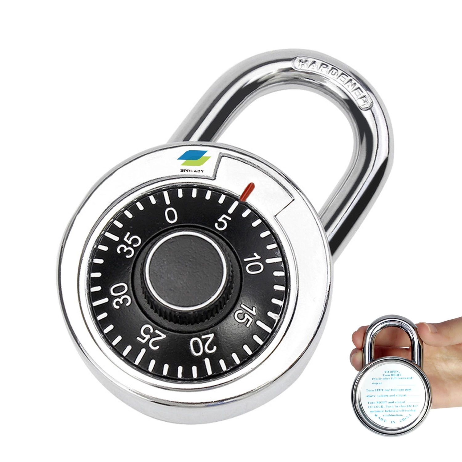 Combination Locker Lock For Gym And School