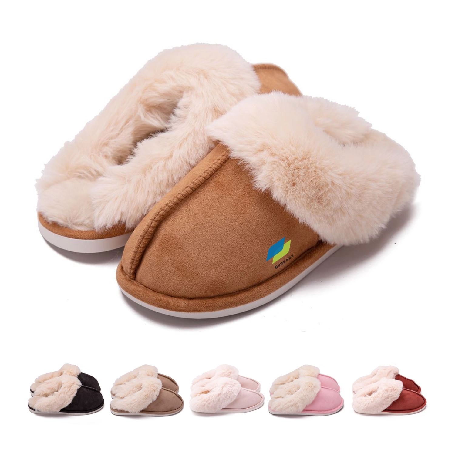 Fluffy Fleece Slipper Non-Slip For Indoor/Outdoor