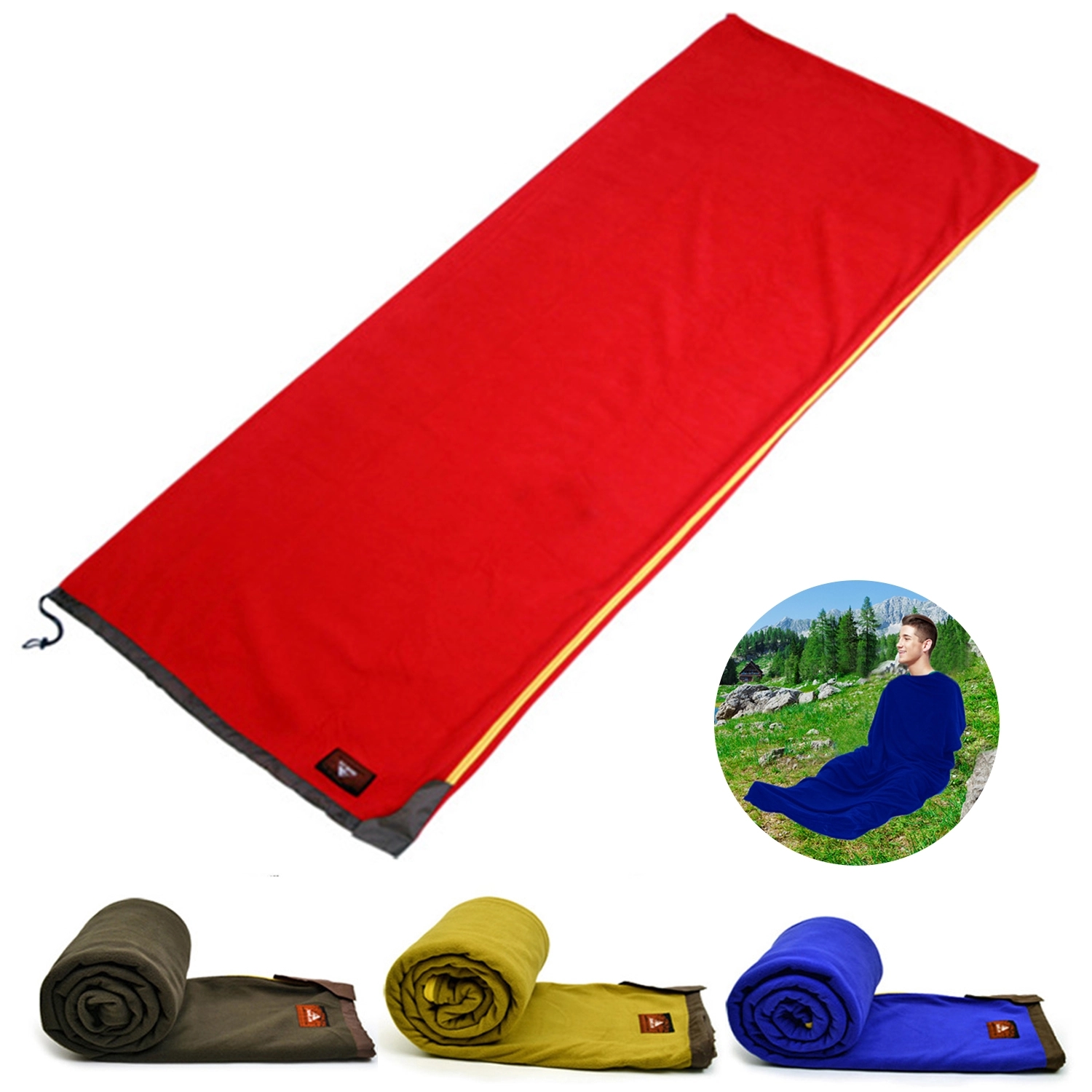 Polar Fleece Sleeping Bag Blanket