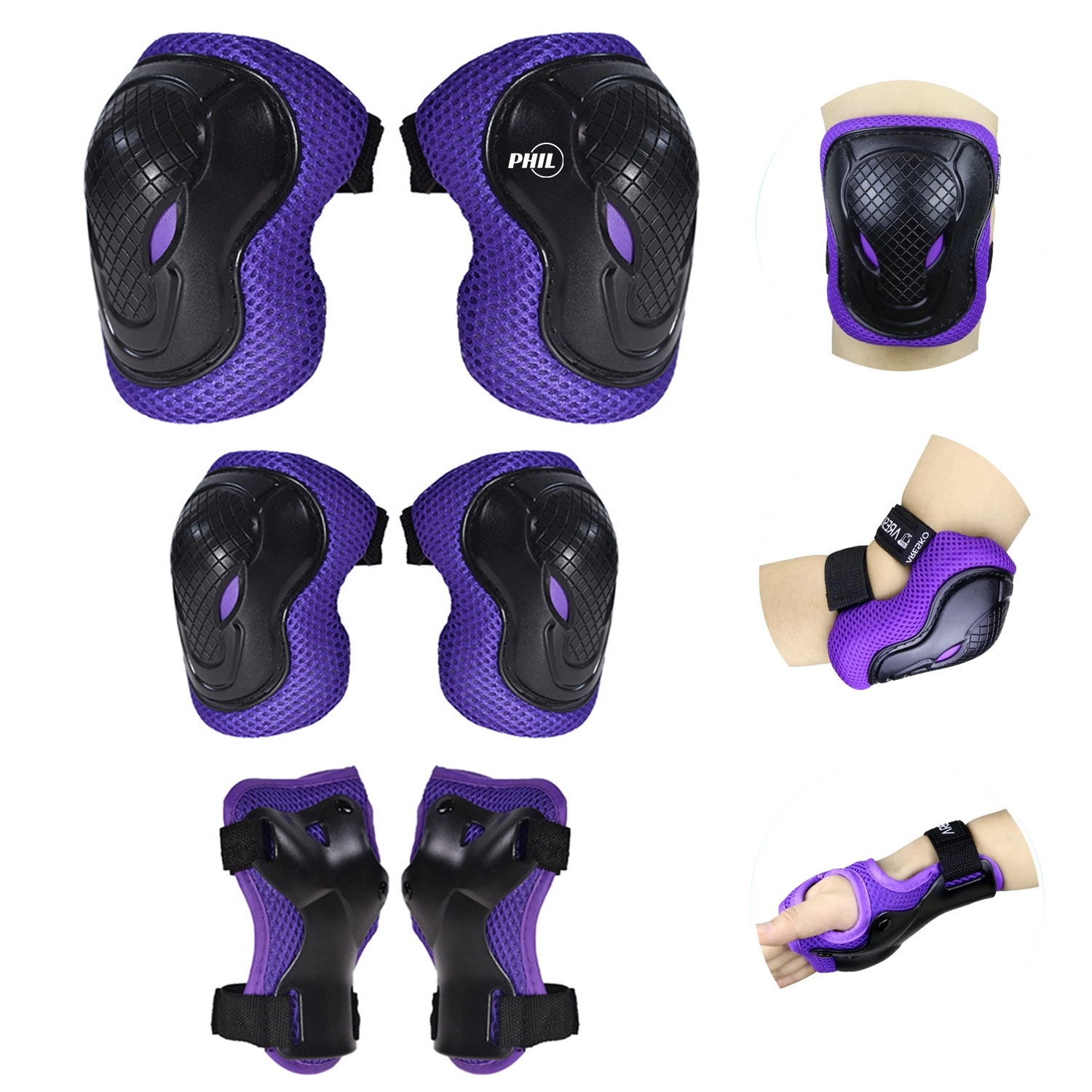 Kids/Youth 6 In 1 Protective Gear Set