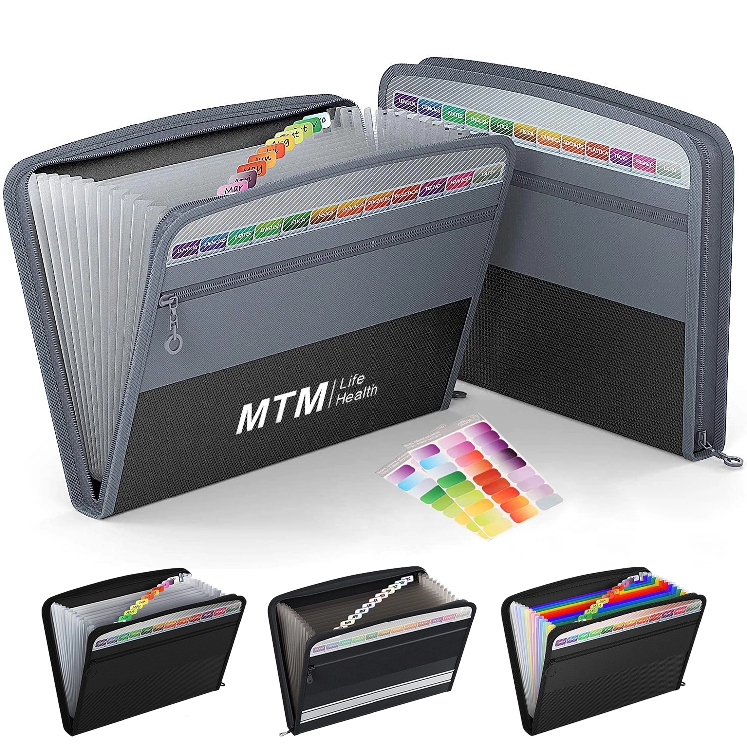 13 Pocket Accordion Expanding File Folder