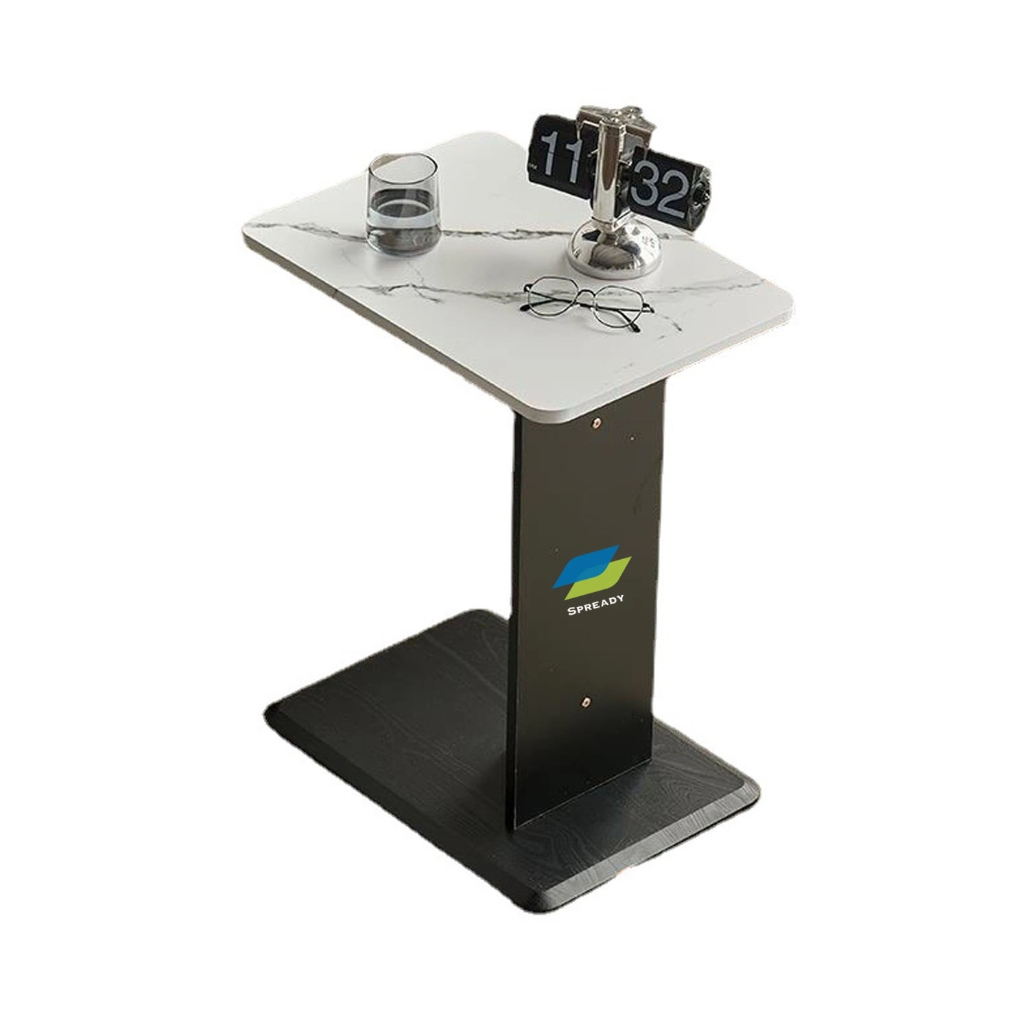 C-Shaped End Table For Couch