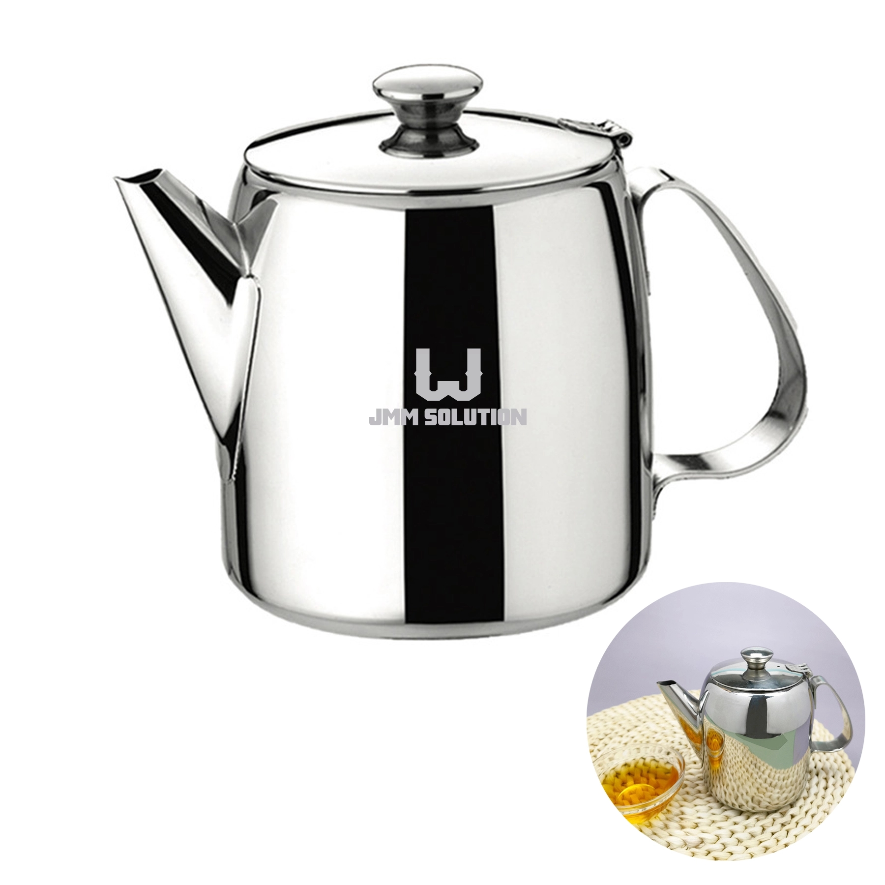 20 Oz Stainless Steel Coffee Pot Teapot