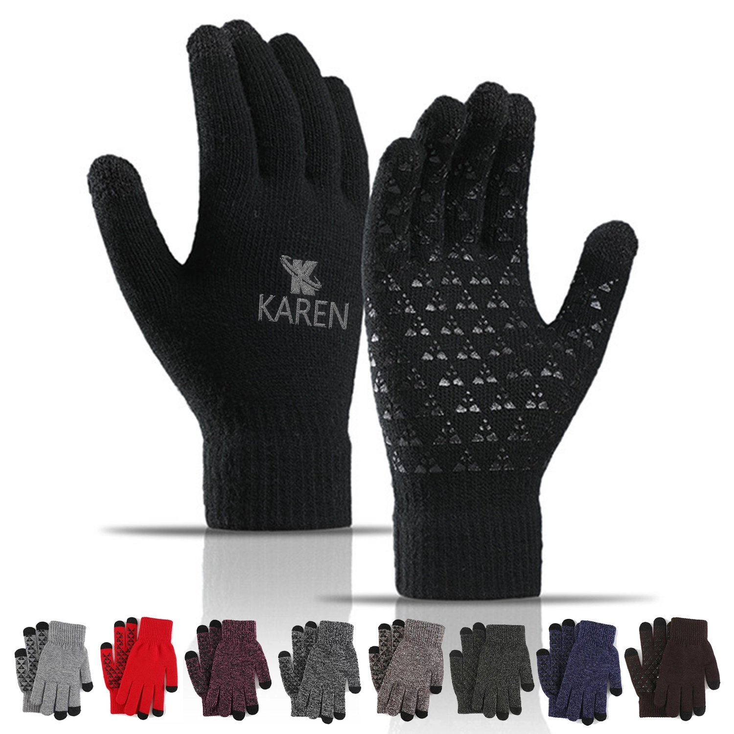 Winter Knit Touchscreen Gloves