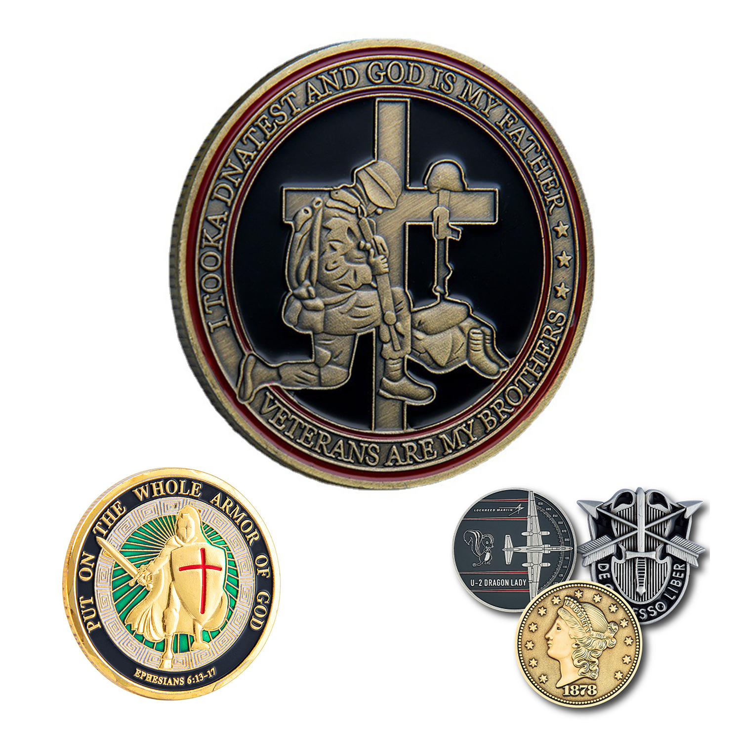 Challenge Coin Die Struck Enamel