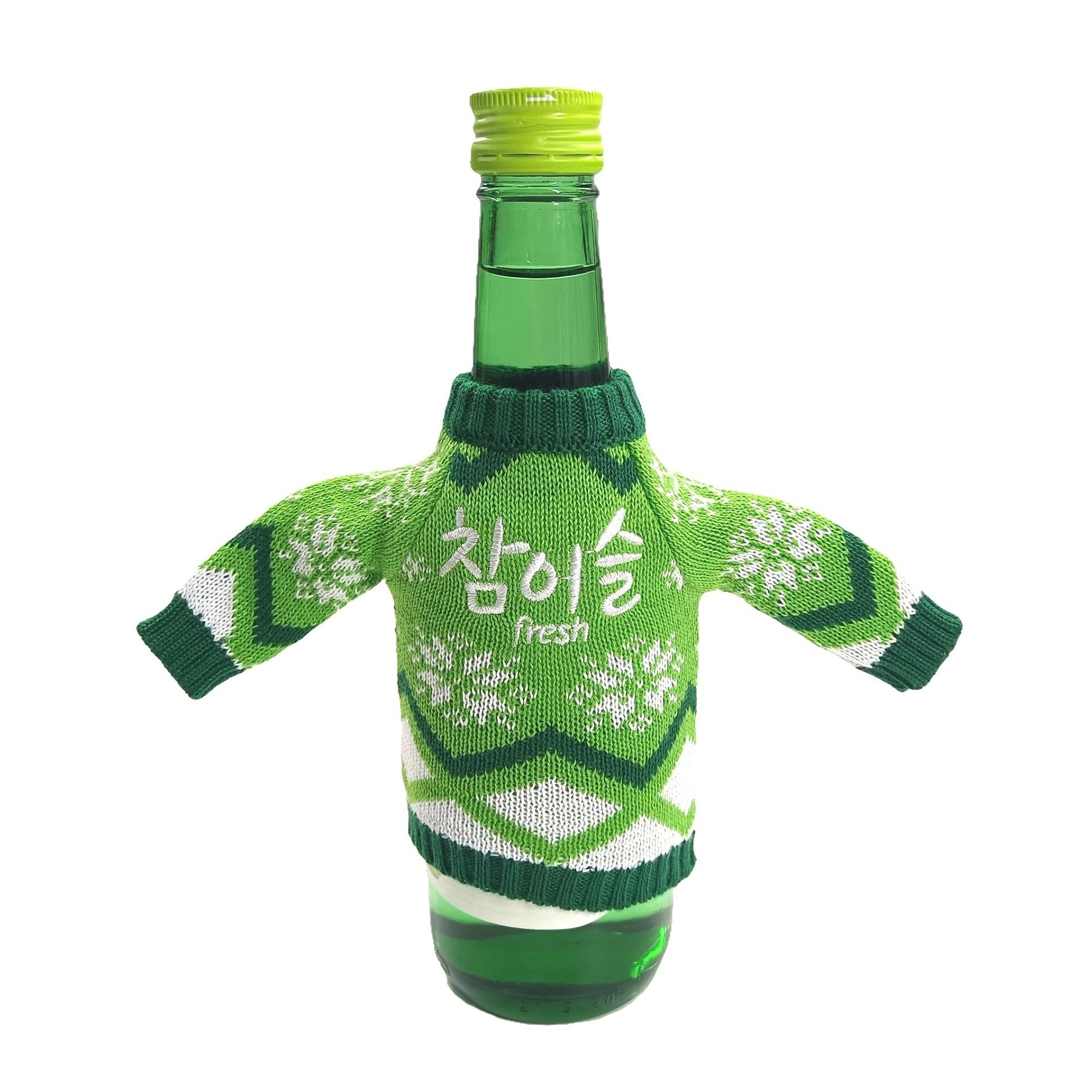 Christmas Wine Bottle Sweater Covers