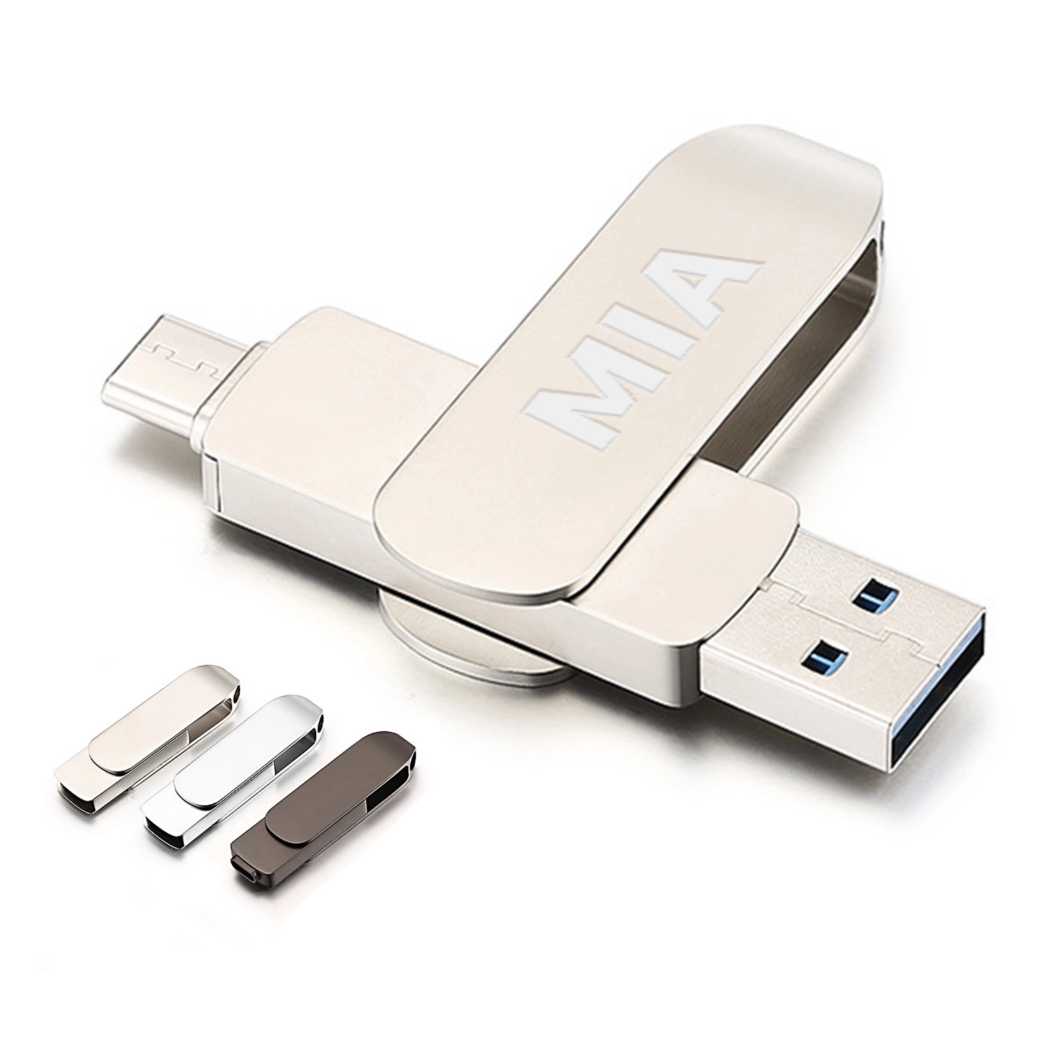 512 Gb 2 In 1 Typec & Usb Flash Driver