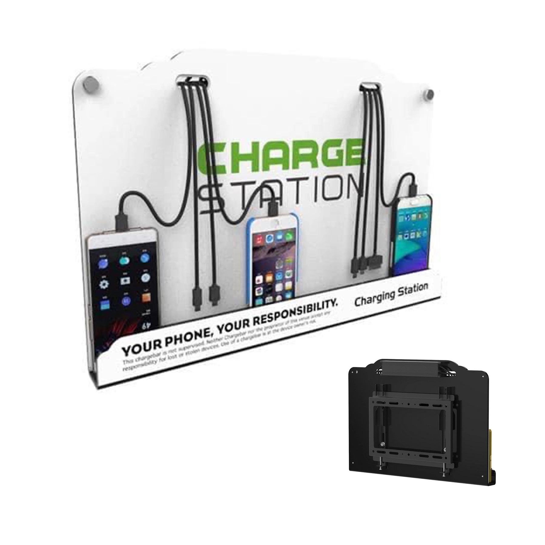 Custom Wall Mount Cell Phone Charging Station