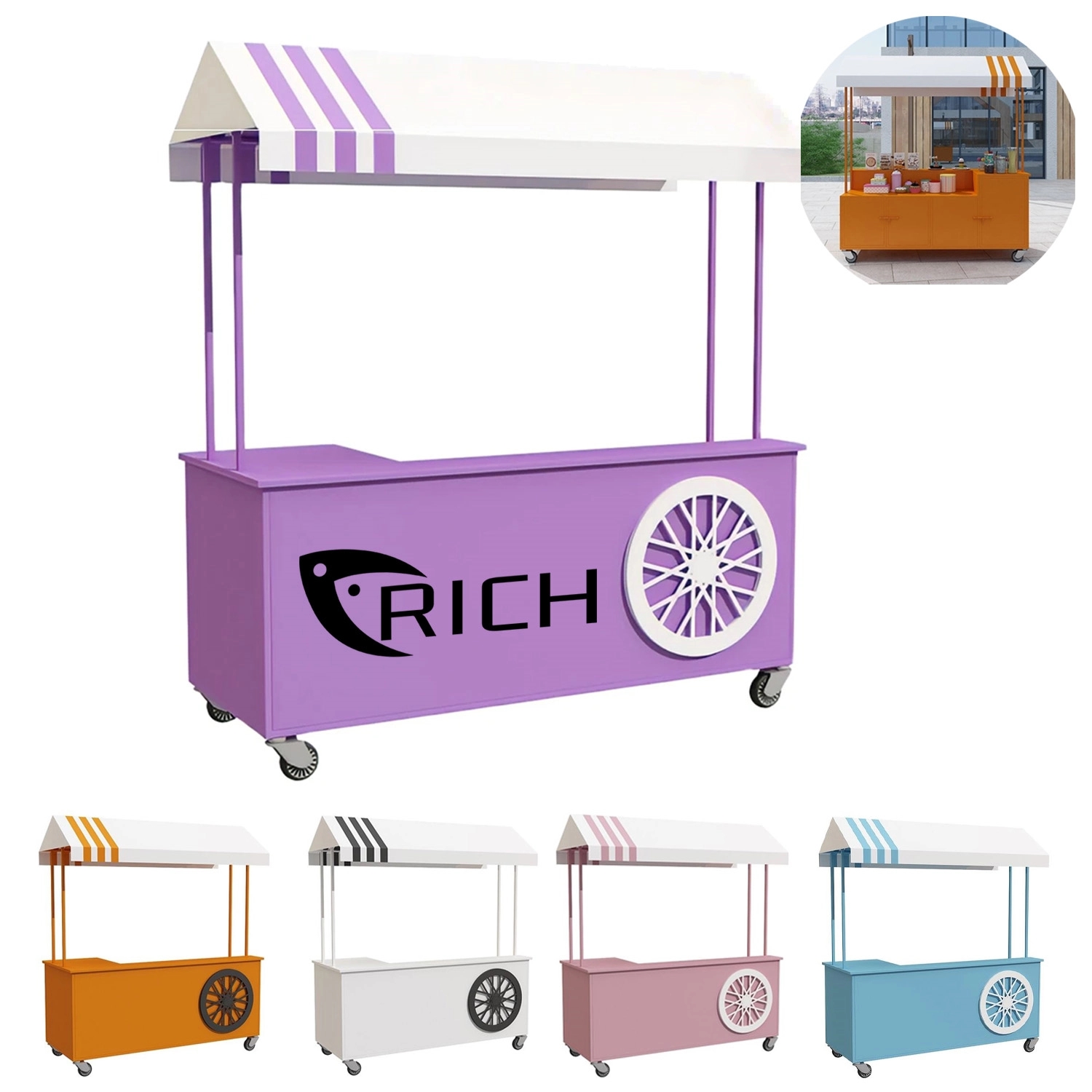 Outdoor Booth Trolley
