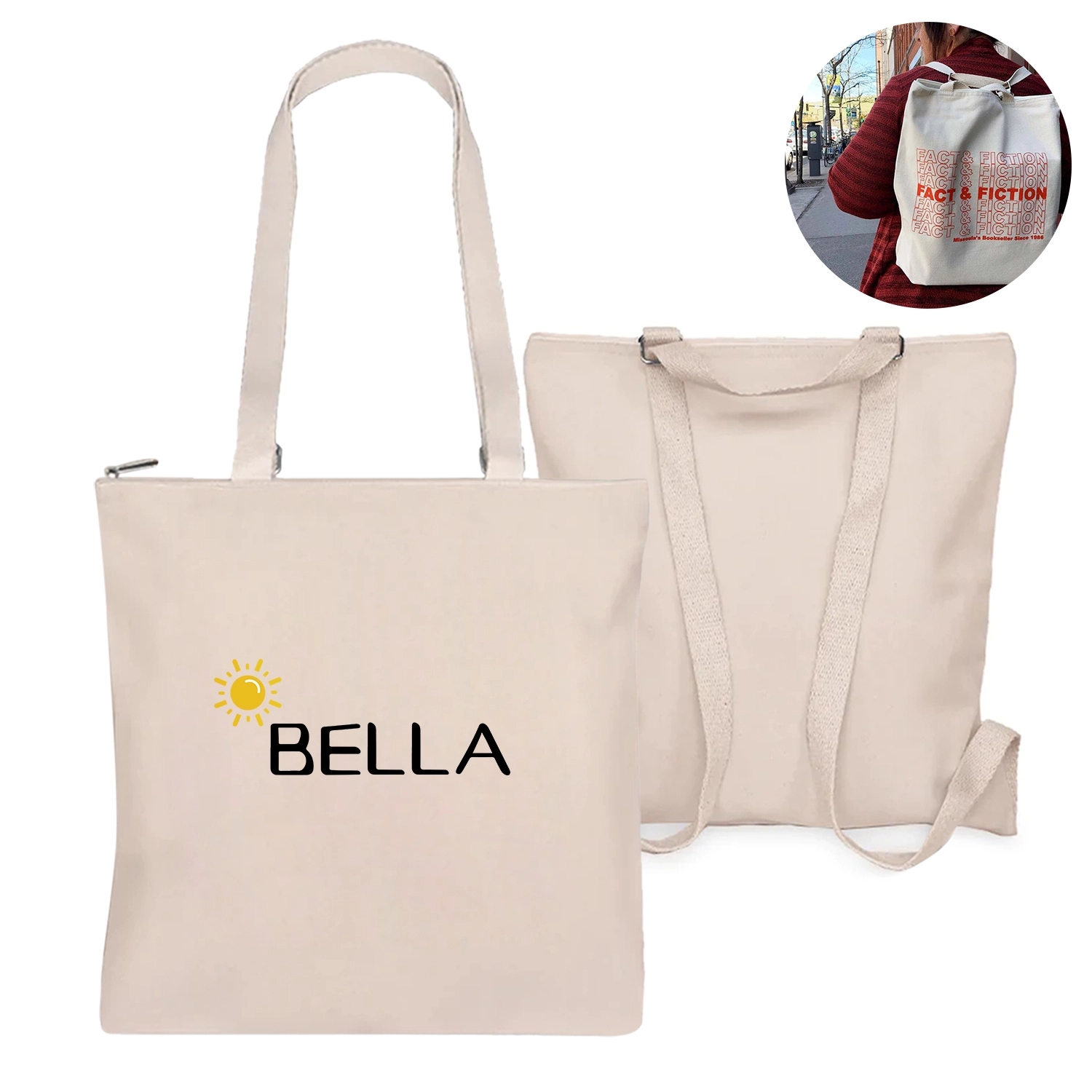 Canvas Backpack/Tote