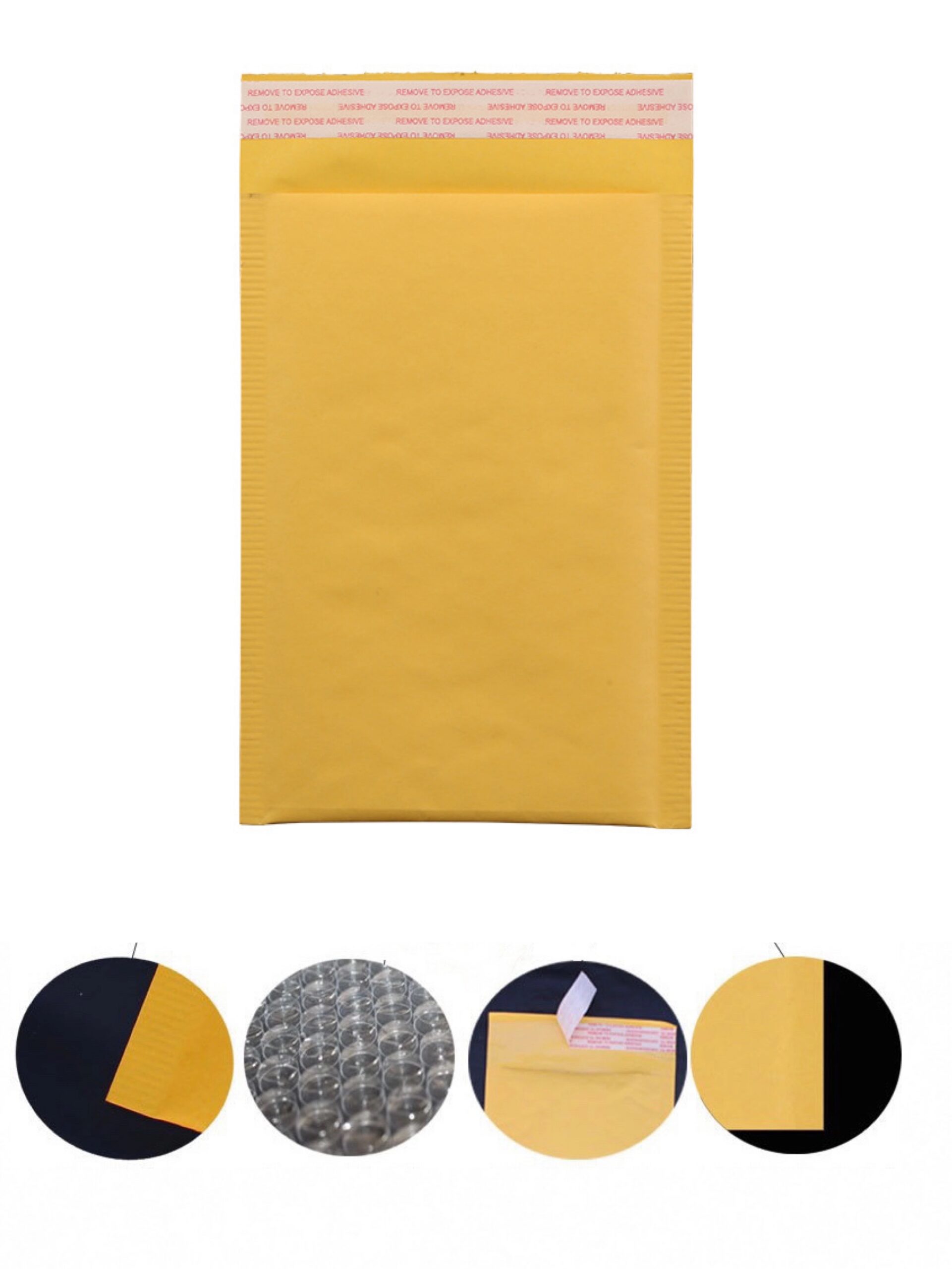 Custom Kraft Bubble Packaging Bag