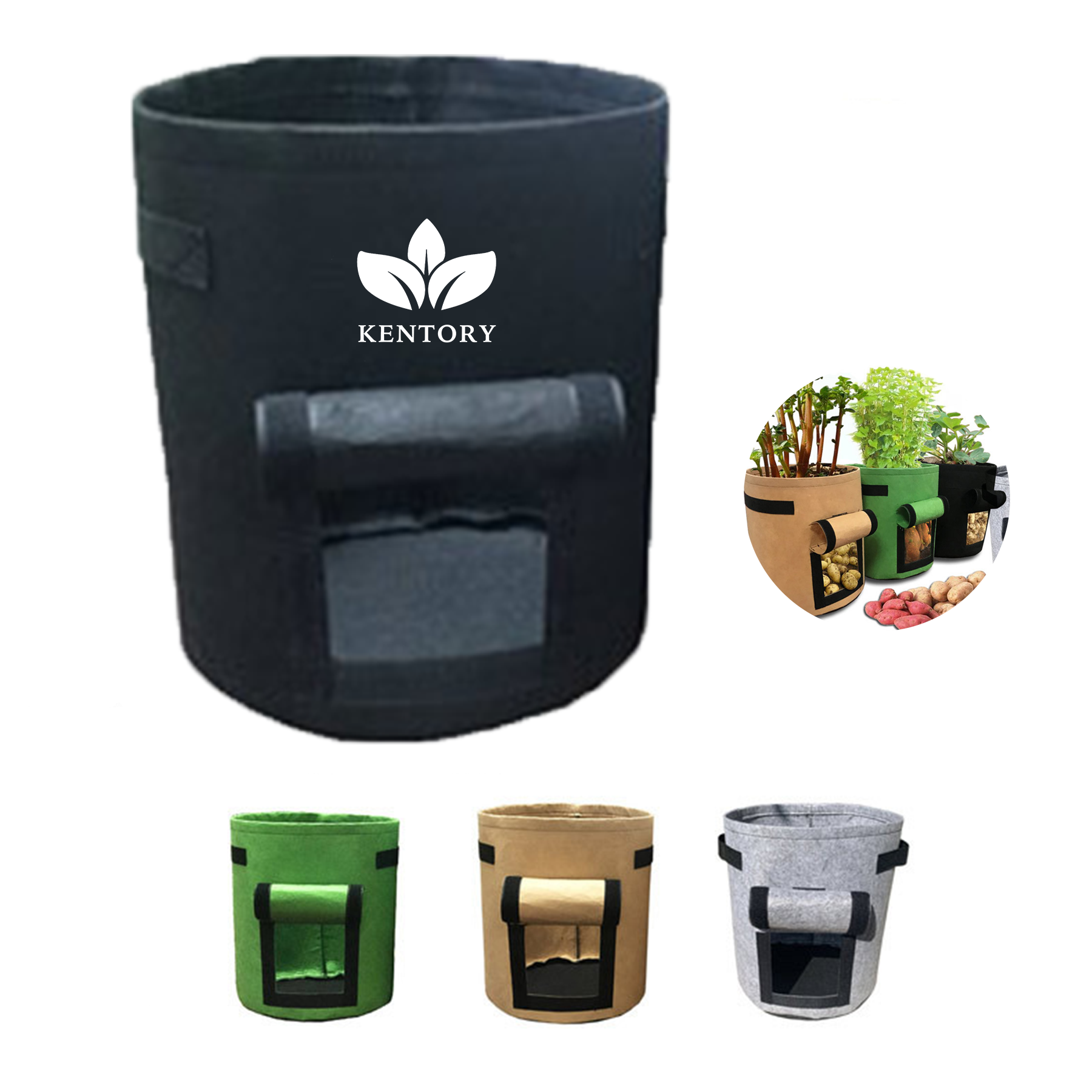 Potato Vegetable Grow Bag With Handle