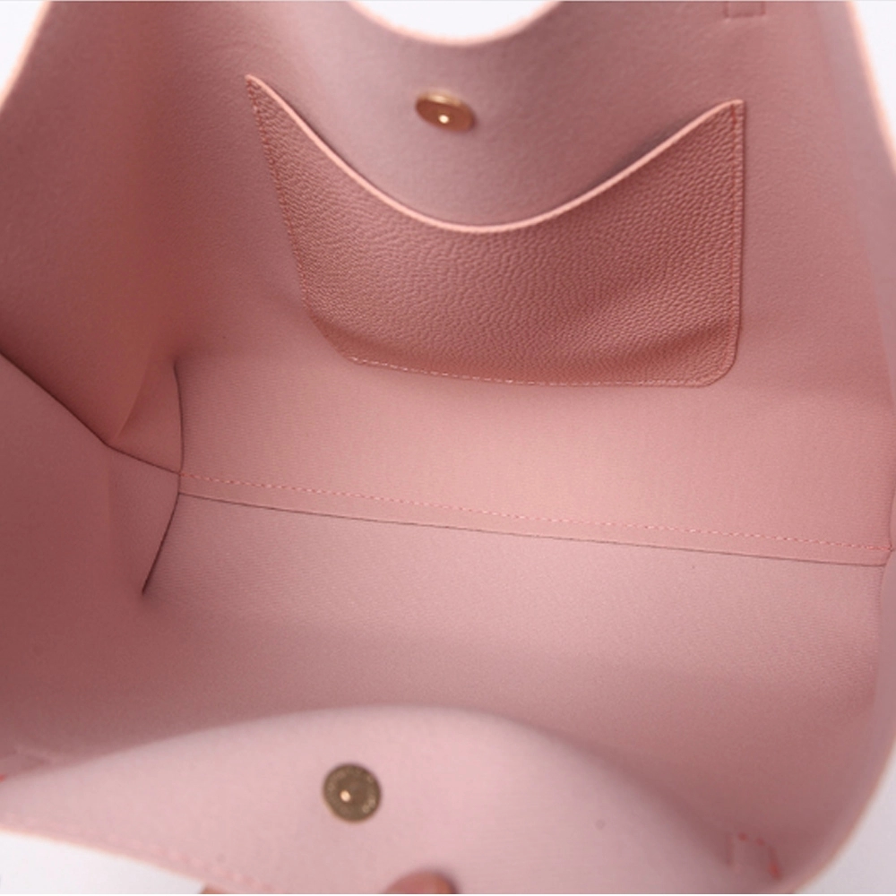 Soft Faux Leather Tote Shoulder Bag - Image 5