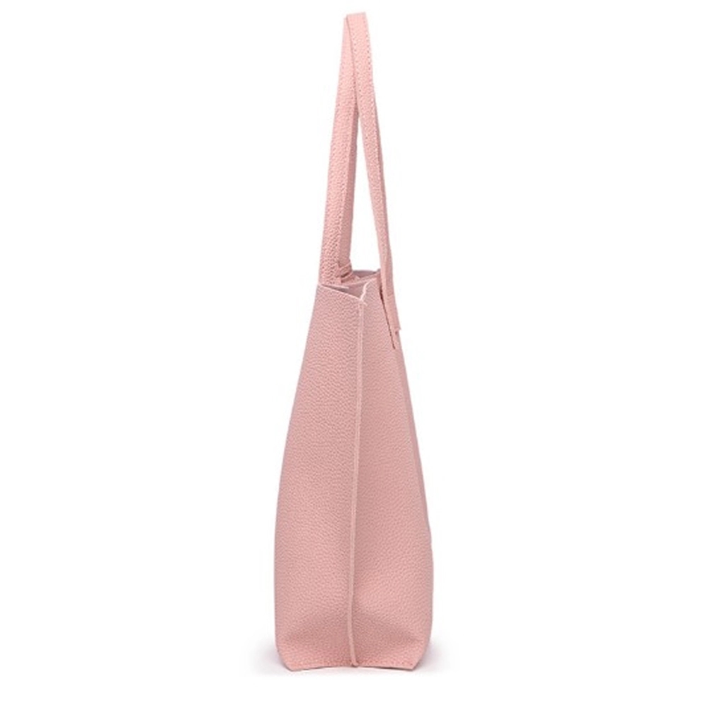 Soft Faux Leather Tote Shoulder Bag - Image 6
