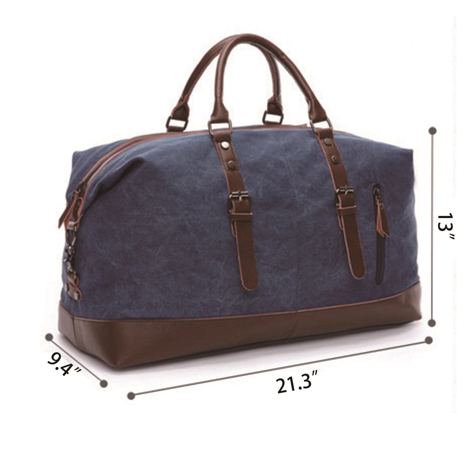 Waterproof Canvas Sports Tote Gym Bag - Image 3