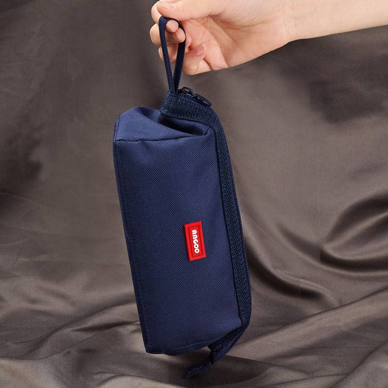 Portable Zipper Pencil Case Pouch Bag - Image 5