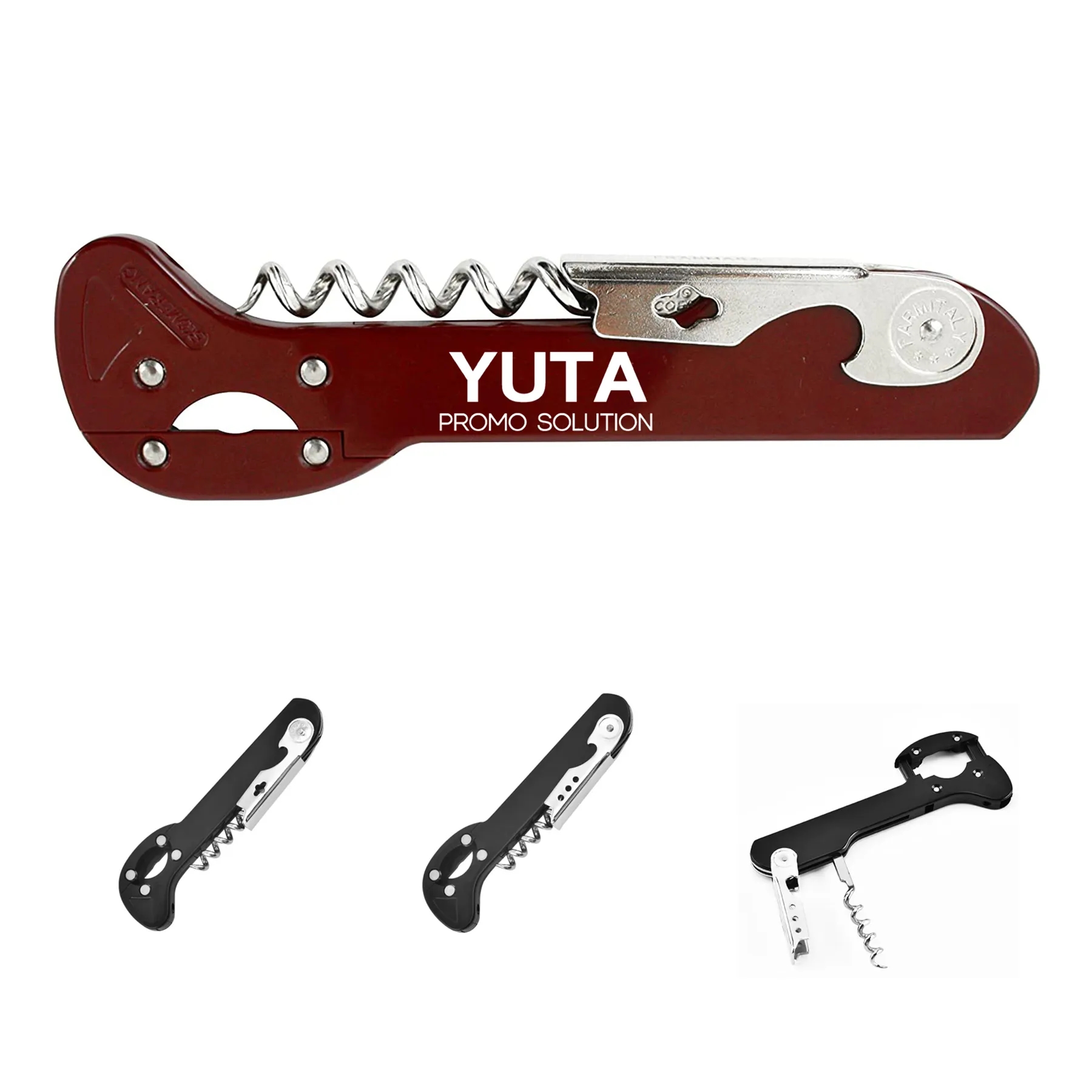 Boomerang Corkscrew Wine Opener With Built In Foil Cutter