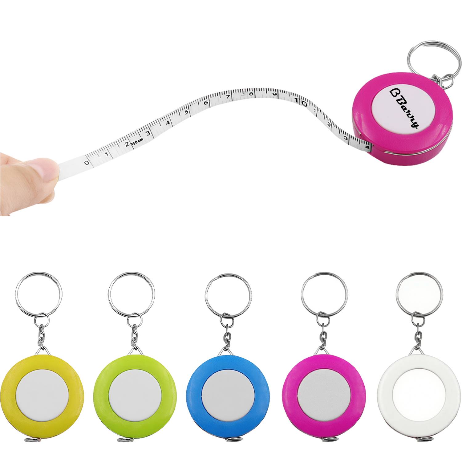 60" Mini Keychain Tape Measure