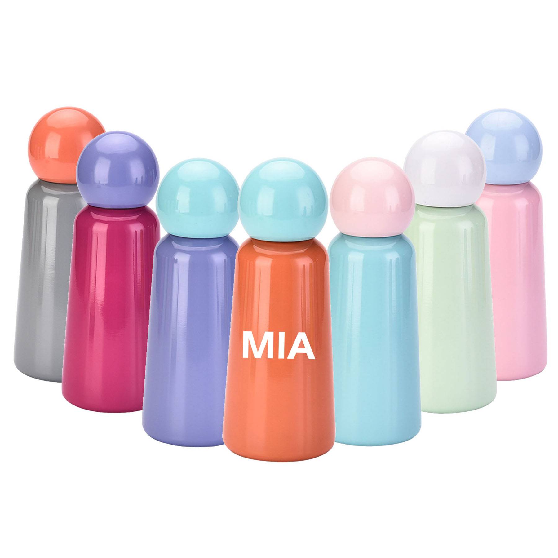 12.3oz Stainless steel round head Insulated bottle