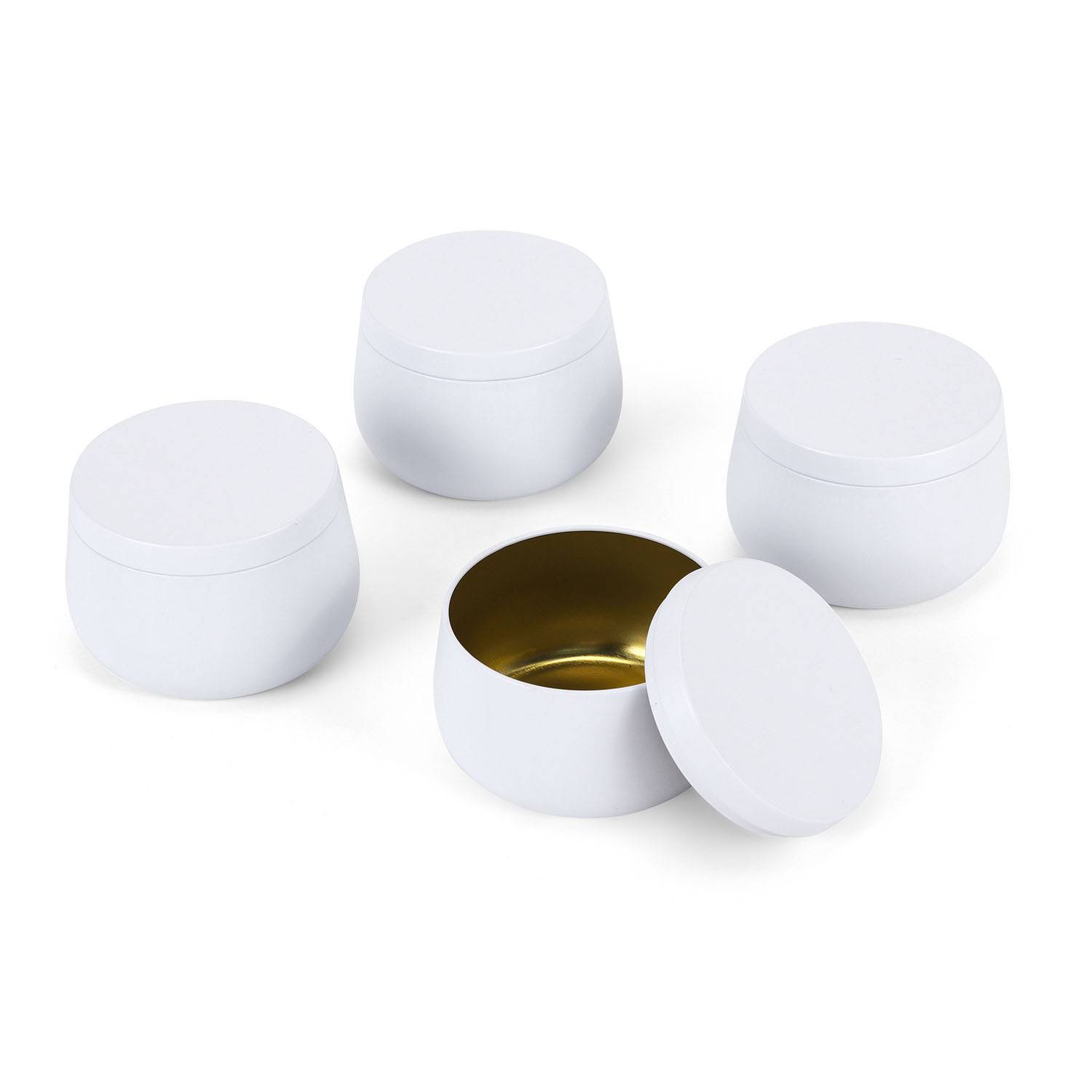4oz Metal Candle Tins w/ Lids - Image 8