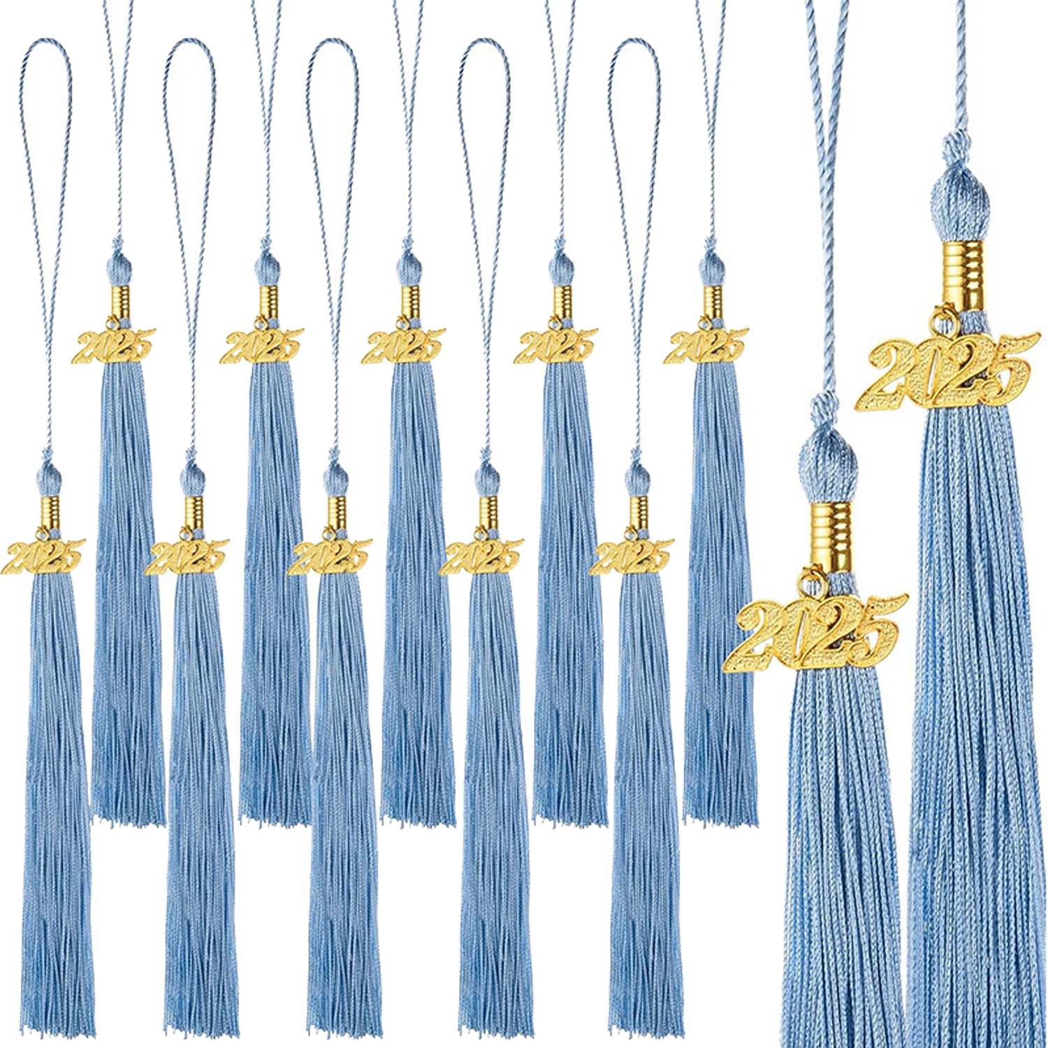 Graduation Tassels With Gold 2025 Year Charm Pendant - Image 9