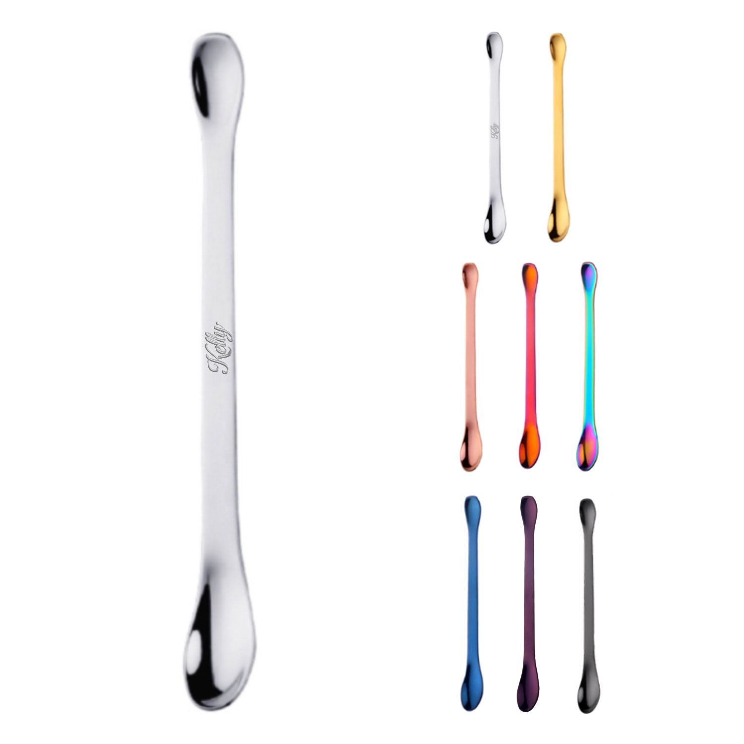 Dual Heads Stainless Steel Stirring Spoon