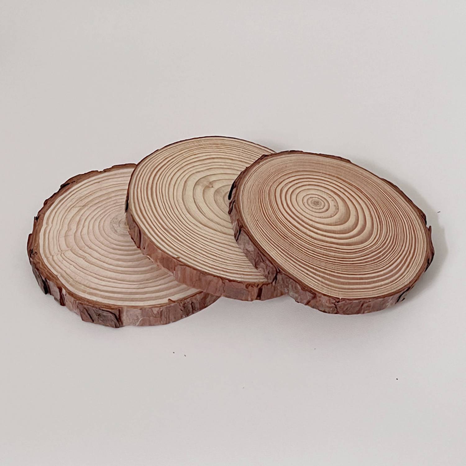 Natural Pine Wood Coasters for Household Kitchen - Image 4