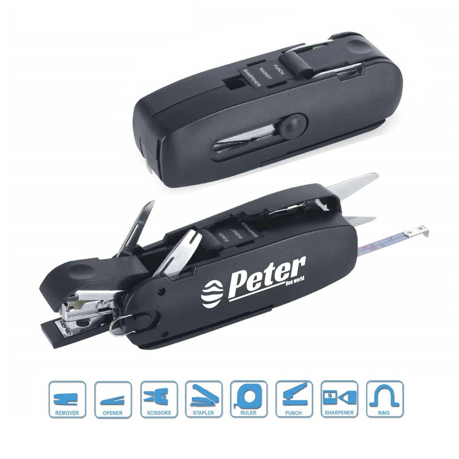 10-in-1 Compact Multifunctional Office Tool Kit