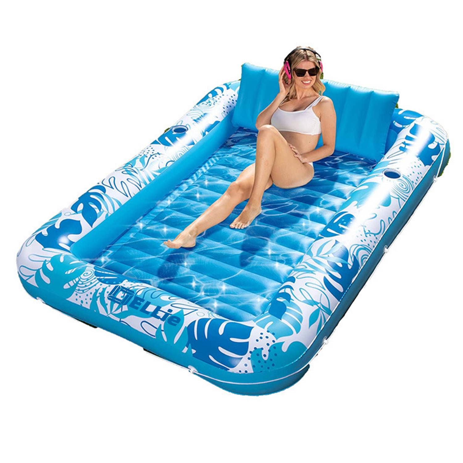 Inflatable Tanning Pool Lounger Float