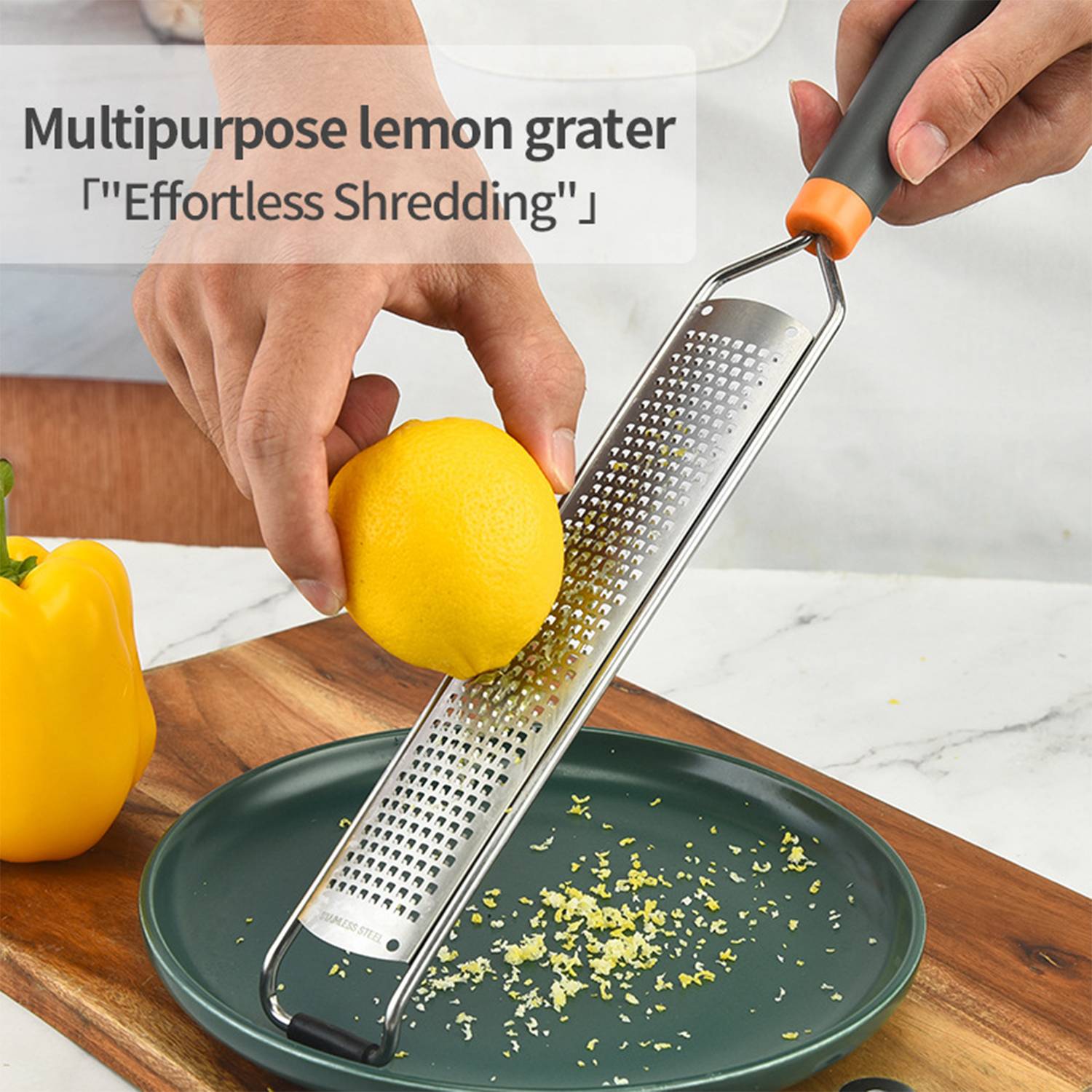 Stainless Steel Lemon Grater Zester - Image 5