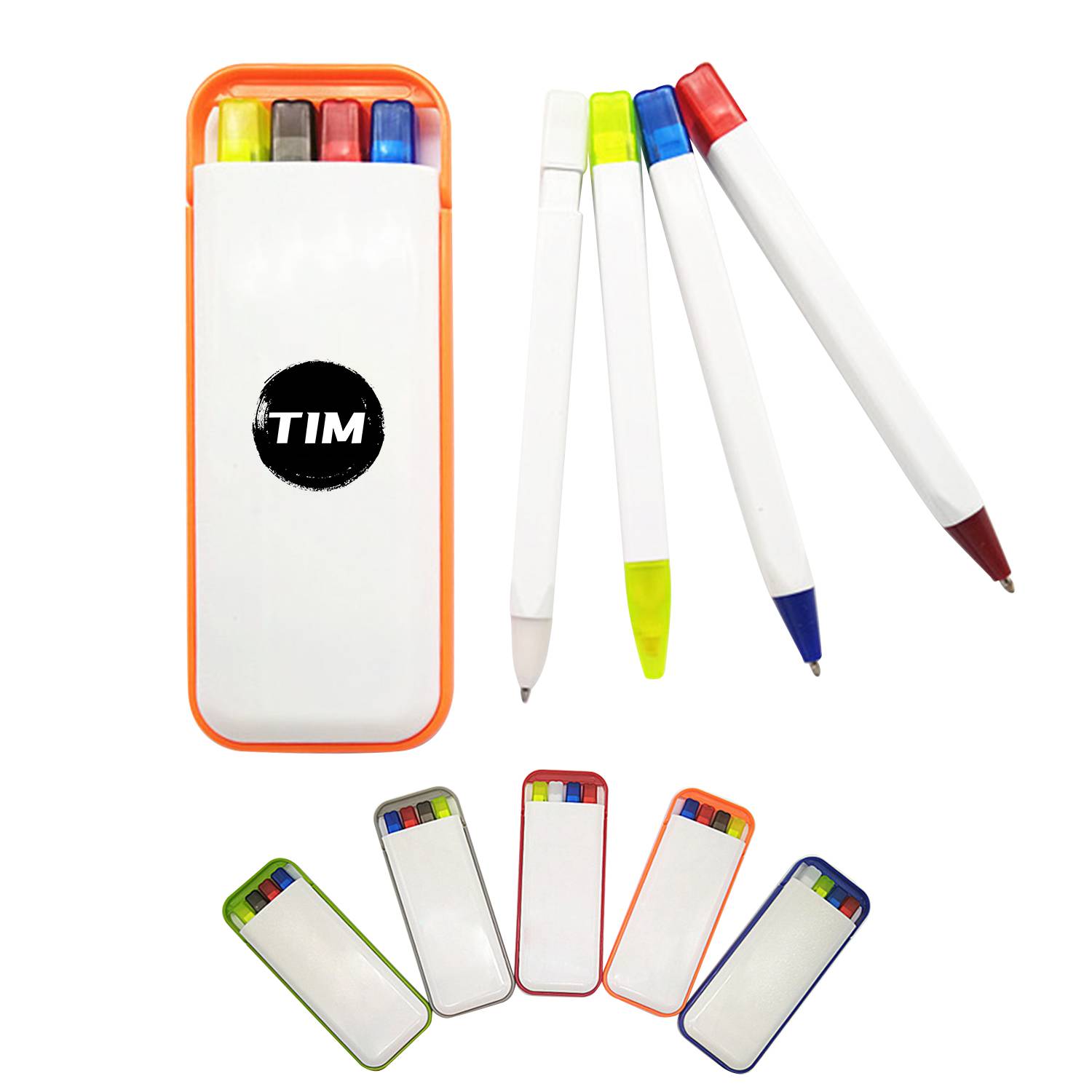 Personalized 4 Pcs Stationery Pen Sets